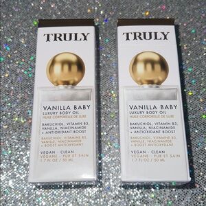 💖🆕💖 Truly Vanilla Baby Luxury Body Oils x 2